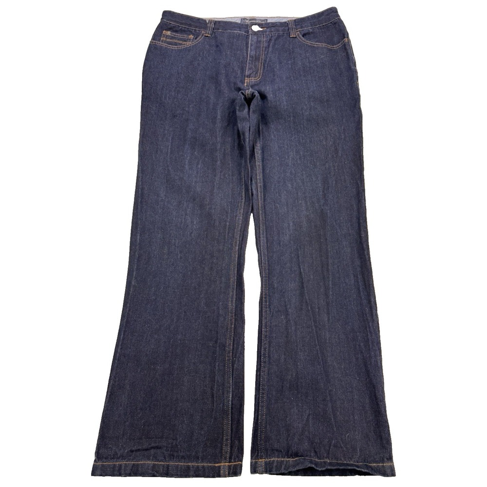 American Classics Russell Simmons Jeans Men 34x30‎ Relaxed Straight Dark Denim